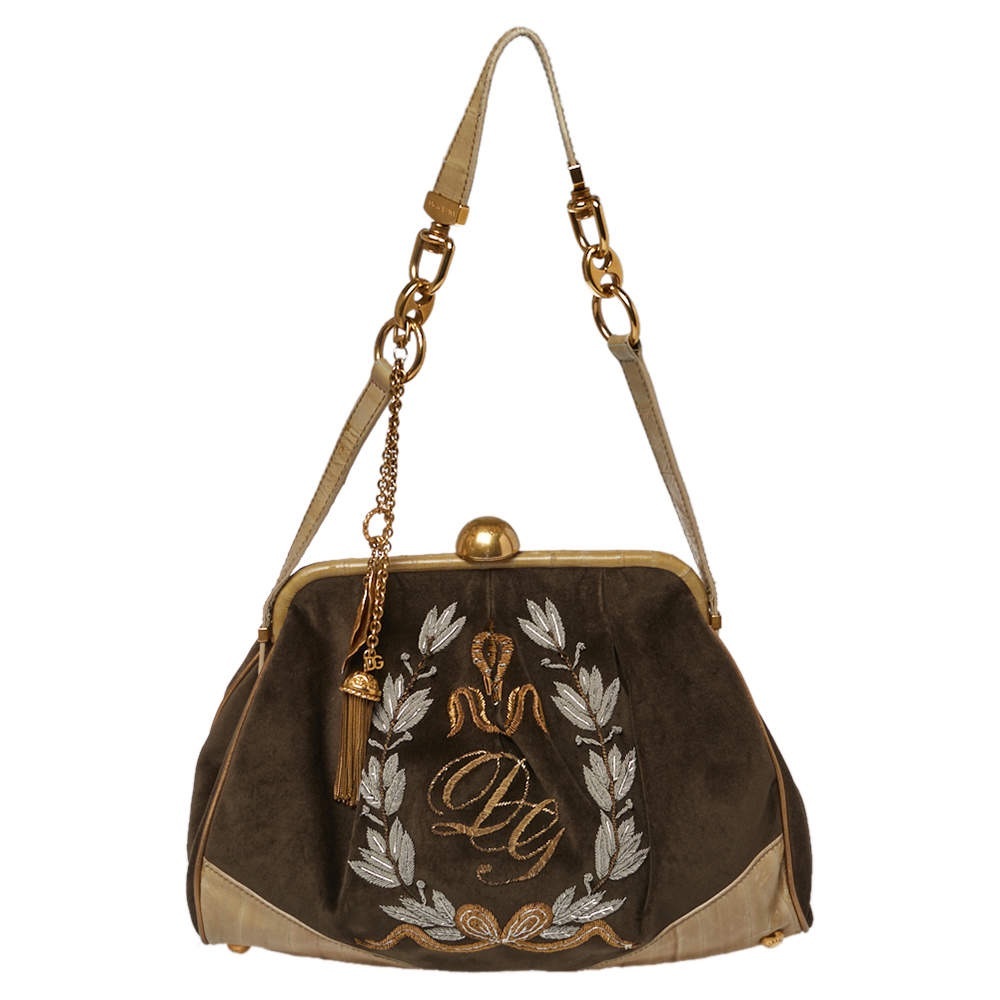 Dolce & Gabbana Vintage Velvet & EEL